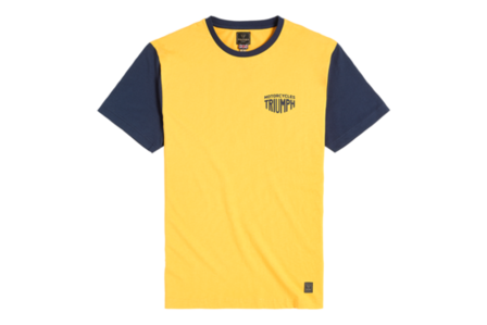 Triumph Fenland t-shirt gold/navy
