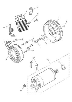 Alternator and Starter motor