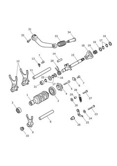 Gear Selectors and Pedal