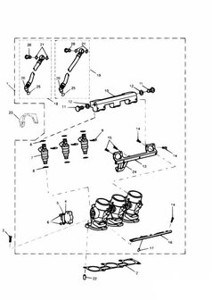 Throttles-Injectors and Fuel Rail